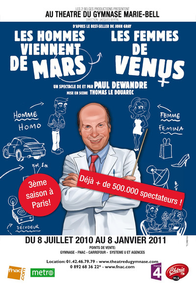Póster de Les Hommes viennent de Mars, les Femmes de Venus