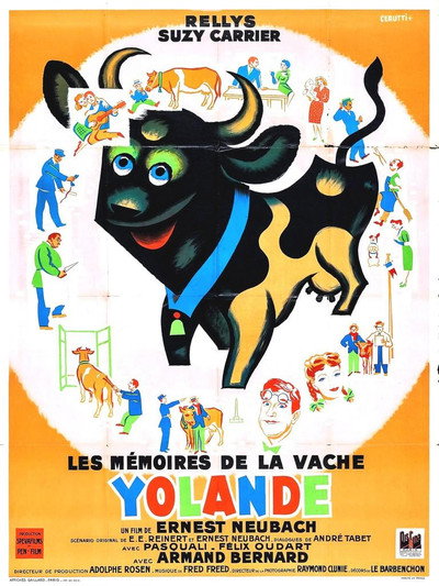 Póster de Les mémoires de la vache Yolande
