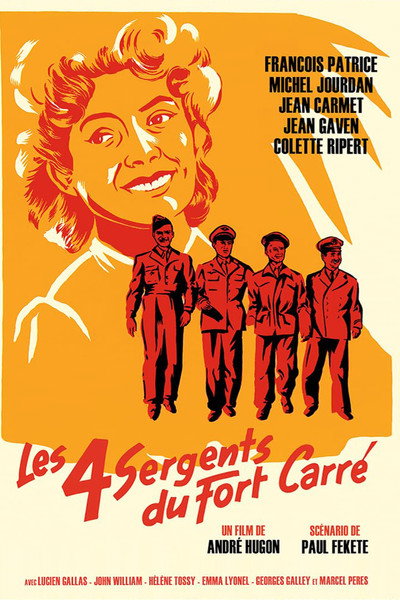 Póster de Les quatre sergents du Fort Carré