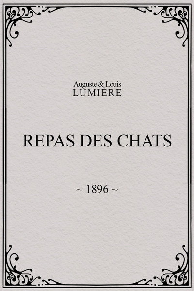 Póster de Les repas des chats