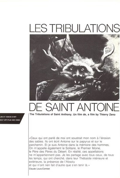 Póster de Les tribulations de saint Antoine