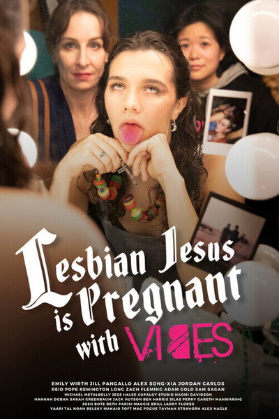 Póster de Lesbian Jesus Is Pregnant with Vibes