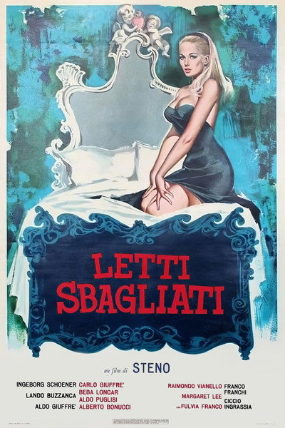 Póster de Letti sbagliati