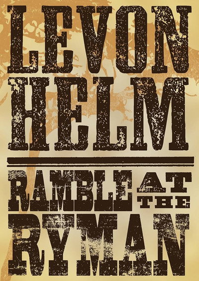 Póster de Levon Helm: Ramble at the Ryman