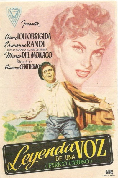 Póster de Leyenda de una voz (Enrico Caruso)