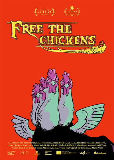 Póster de Liberad a las gallinas