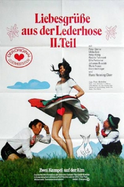 Póster de Liebesgrüße aus der Lederhose II. Teil: Zwei Kumpel auf der Alm