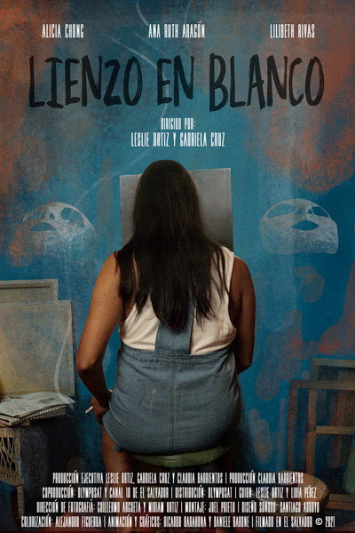 Póster de Lienzo en blanco