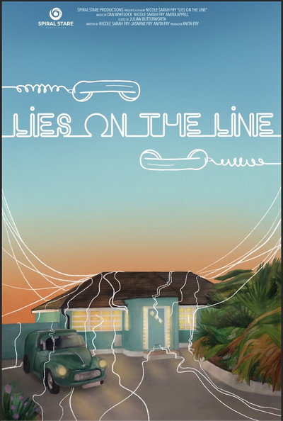 Póster de Lies on the Line