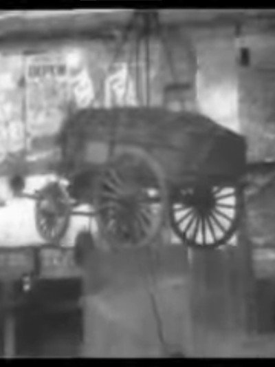 Póster de Lifting a Wagon from a New York Foundation
