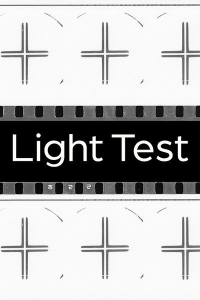 Póster de Light Test