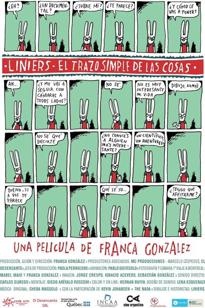 Póster de Liniers, el trazo simple de las cosas