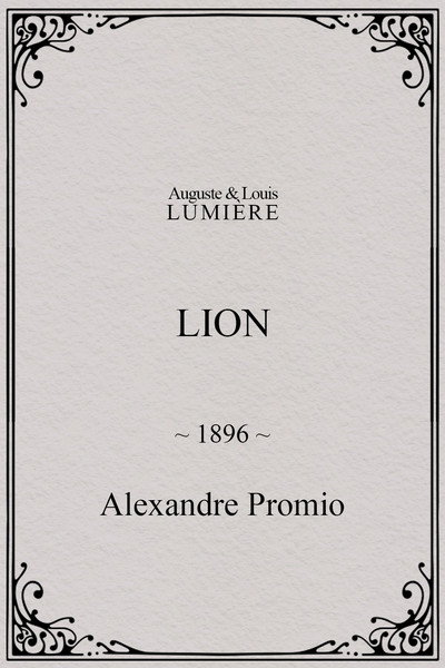 Póster de Lion, London Zoological Garden