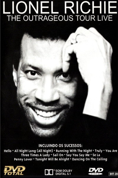 Póster de Lionel Richie Live! - The Outrageous Tour