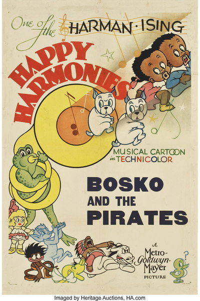 Póster de Little Ol' Bosko and the Pirates