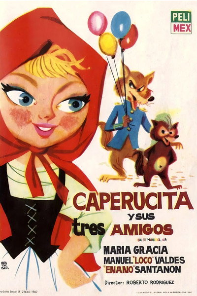 Póster de Little Red Riding Hood and Her Three Friends