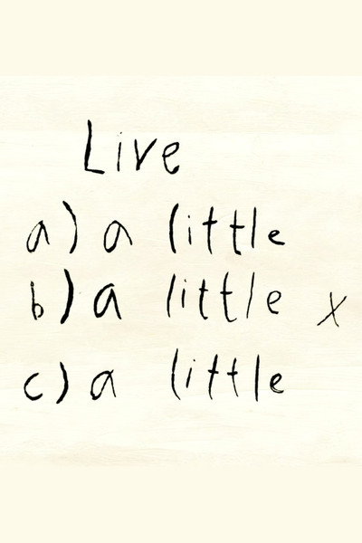 Póster de Live a Little