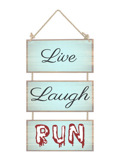 Póster de Live Laugh Run
