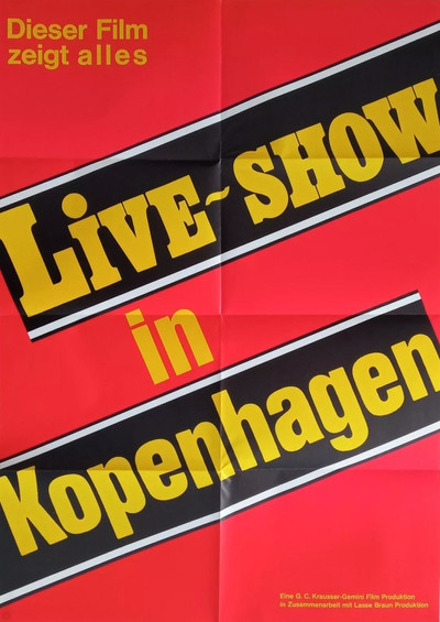 Póster de Live-Show in Kopenhagen
