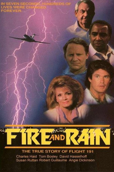 Póster de Lluvia y fuego