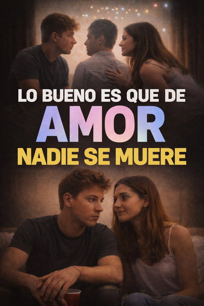 Póster de Lo bueno es que de amor nadie se muere
