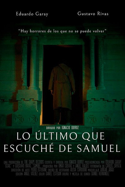 Póster de Lo Último Que Escuché De Samuel