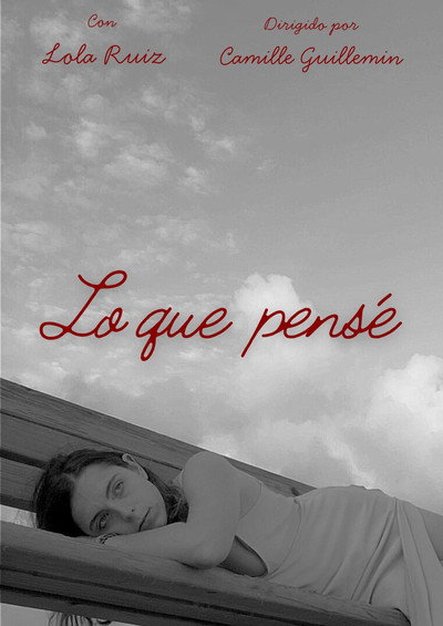 Póster de Lo que pensé