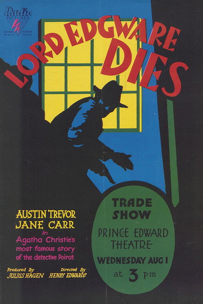 Póster de Lord Edgware Dies