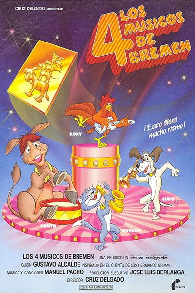 Póster de Los 4 músicos de Bremen