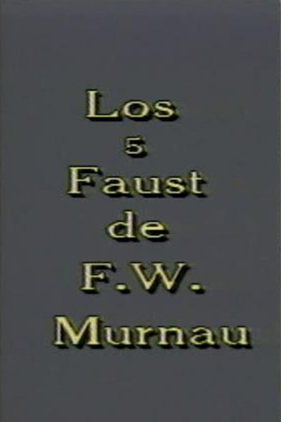 Póster de Los 5 Faust de F.W. Murnau