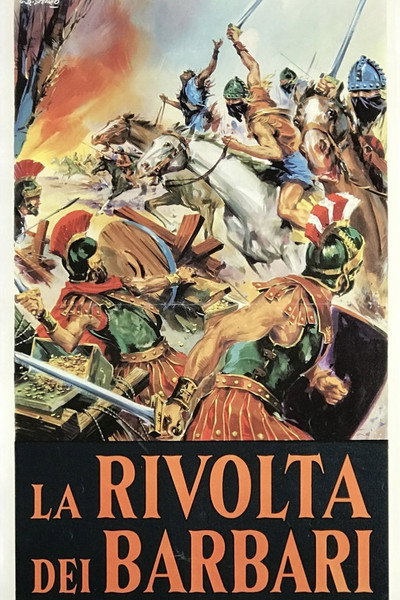 Póster de Los bárbaros contra el imperio romano