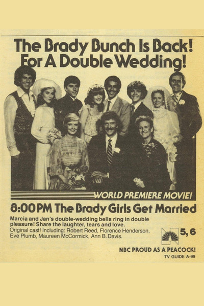 Póster de Los Brady van de boda