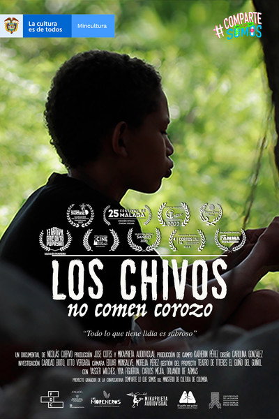 Póster de Los chivos no comen corozo