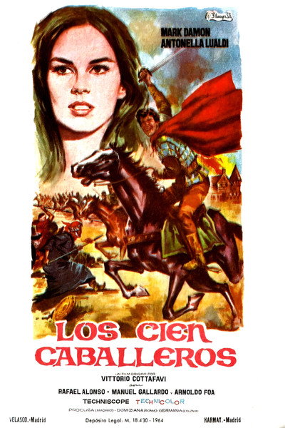 Póster de Los cien caballeros