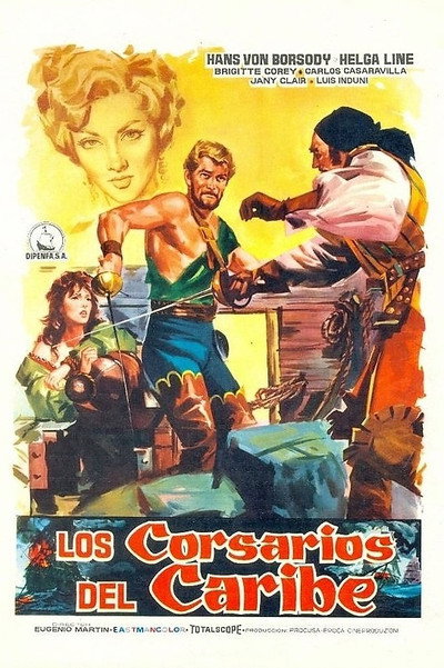 Póster de Los corsarios del Caribe