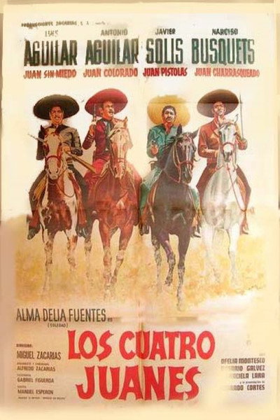 Póster de Los cuatro Juanes