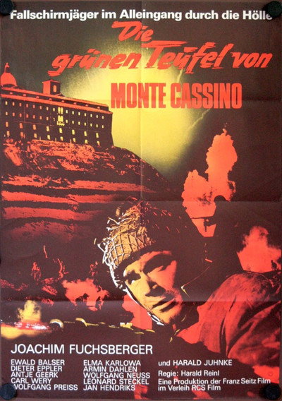 Póster de Los diablos verdes de Monte Cassino