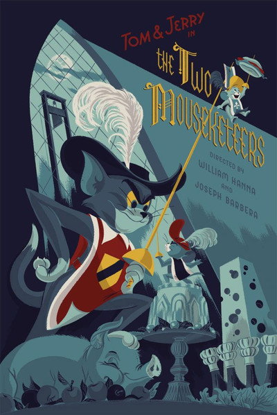 Póster de Los dos mosqueteros