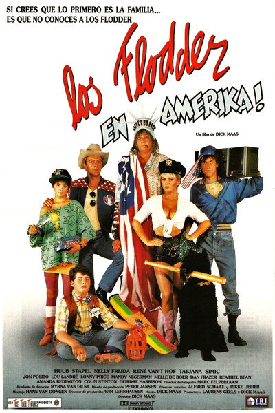 Póster de Los Flodder en Amérika!