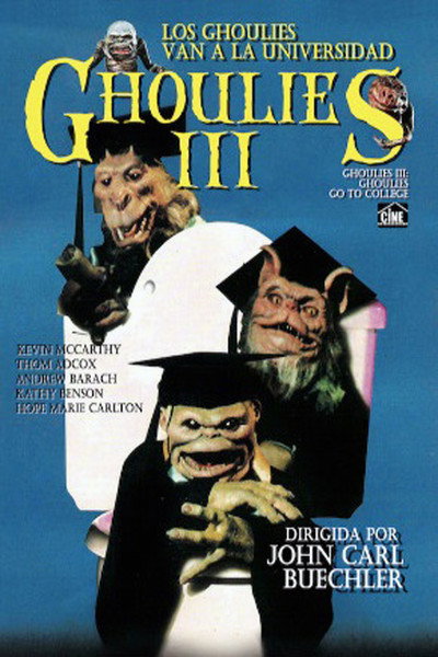 Póster de Los Ghoulies van a la universidad