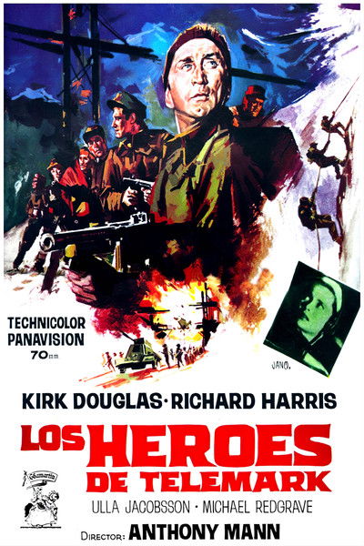 Póster de Los héroes de Telemark