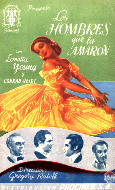 Póster de Los hombres que la amaron