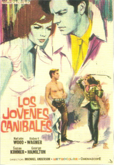 Póster de Los jóvenes caníbales