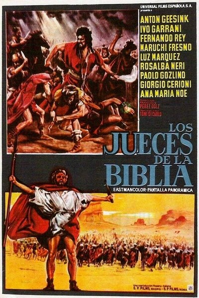 Póster de Los jueces de la biblia