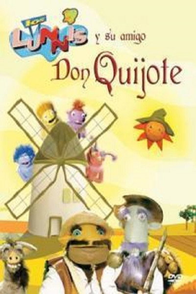 Póster de Los Lunnis y su amigo Don Quijote