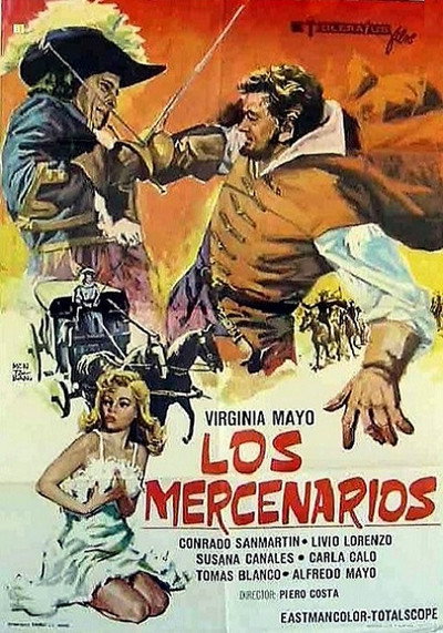 Póster de Los mercenarios