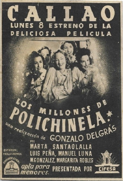 Póster de Los millones de Polichinela