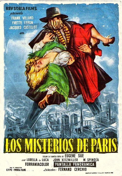 Póster de Los misterios de París