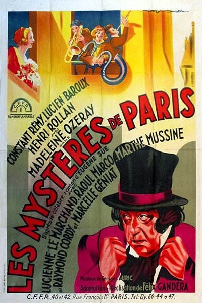 Póster de Los misterios de París