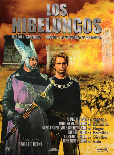 Póster de Los nibelungos, 1ª parte: la muerte de Sigfrido